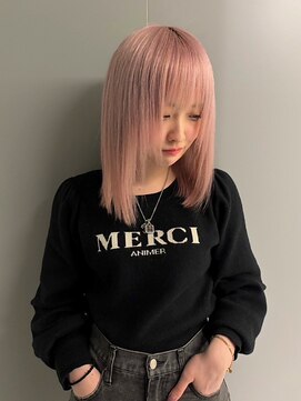 エニフォーイーストハム(Eni for eastham) ブリーチカラー/ペールピンク