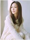 ☆ホワイトグレージュミニウルフデジタルパーマチェリーブラウン