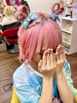 ヘアセットアップス(UP's) 可愛いっ♪『立体ツインハート(^○^)』