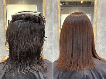 en Siena 玉造【エン・シエナ】【2025年10月中旬NEW OPEN(予定)】の写真/【美髪ストレート人気店】ふわり自然なストレートは忙しい毎日も簡単スタイリングで楽々♪可愛いを提供♪