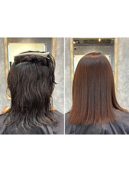 【美髪ストレート人気店】ふわり自然なストレートは忙しい毎日も簡単スタイリングで楽々♪可愛いを提供♪