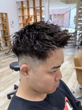 ピークスヘア(peaks hair) ツイストパーマ/メンズパーマ/ソフトツイスト/メンズカット/堀江