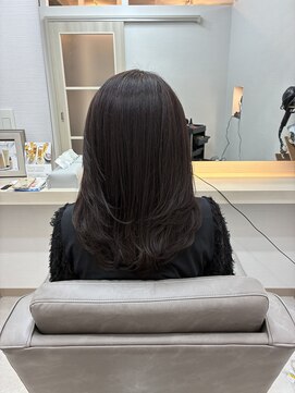 エント エクラート 川越東口店(ento.ECLART) ロングレイヤースタイル(ダークグレージュ)