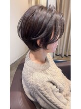 カナロアバイボニークチュール(KANALOAbyBONNY COUTURE)&nbsp;ふんわり感×美人ショート/40代/白髪染め/小顔ボブ