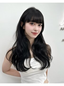 アマトウキョウ アユンチェ(AMA TOKYO×AYUNCHE) 前髪顔まわり韓国ヘアレイヤーカットサイドバンク2wayバンク韓国