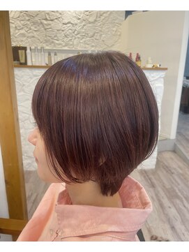 エピックコースト(epic coast) 【ショート】暖色丸みショートスタイル