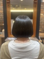 ジパング 押上店(Zipangu)&nbsp;まとまるボブ/赤味を抑えるカラー/オリーブブラウン