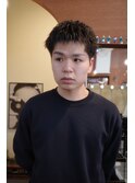 メンズスパイキーショート刈り上げスパイキーボックスショート