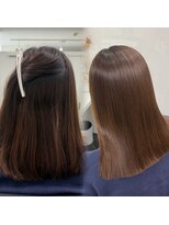 ジゼル(GiseL) 縮毛矯正+髪質改善トリートメント
