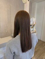 ジュエ ヘアー デザイン(Jue hair design)&nbsp;ワンカラー/ヘーゼルベージュ/ブリーチなしカラー/20代/30代