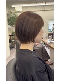 ショートとボブの間/自然ショート/丸み