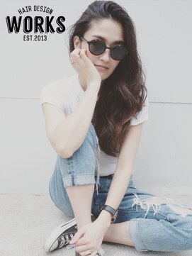 ワークス ヘアデザイン(WORKS HAIR DESIGN) ナチュラル3D外国人風カラー