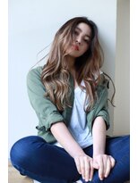 ラべリー 池袋(LOVELEY)&nbsp;外国人風ウェーブ   ヘアカラー