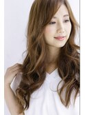 グレージュ×セミロング【seasons季の香三軒茶屋店】
