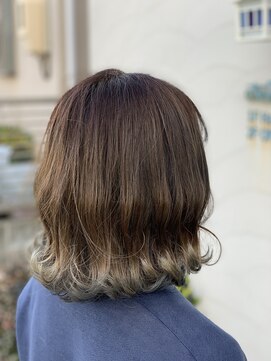 アトリエコパン(atelier copan) グラデーションカラーボブ