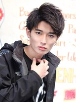 ネイビー(NAVY)&nbsp;UPバングエアライズショート