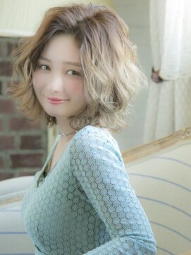 ロンド ルージュ 銀座店(Lond rouge) 立体ウェーブパーマボブ