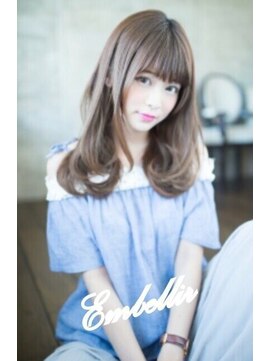 エヌ 武庫之荘店(enu) パールグレージュ×ハイグラデーションロング