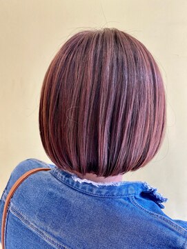 ヘアークラフト アニー 南郷18丁目店(HAIR CRAFT Annie) アゴラインのショートボブ