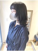 【松本咲花】小顔ウルフカット 暗髪 簡単スタイリング 20代