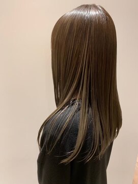 オースティン 流山おおたかの森(AUSTIN) 大人かわいい前髪セシルカットココアブラウンフリンジウェーブ