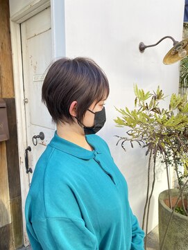 美容室 フィックス 透け感×ショートボブ