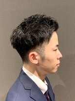 ビーダンディー(Bee dandy) ビジネスフォーマル ツーブロックベリーショート オールバック