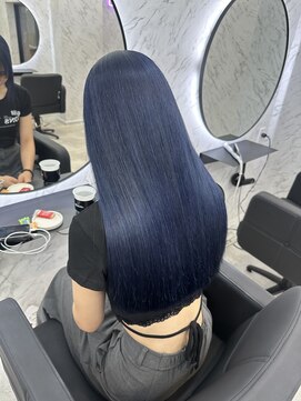 ドットモーダ  町田店(dot. mooda) 【韓国ネイビーカラー】韓国/韓国ヘア/町田/町田駅/学割