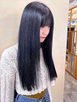 シエルバイアフロート(ciel by afloat) 〇ネイビーカラー ブルーブラック 韓国ヘア ラベンダーブラック
