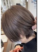 脱白髪染め白髪ぼかしカラー/ショート
