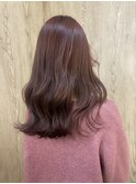 ブリーチなし＊チェリーピンクカラー【TELAHAIR取手】