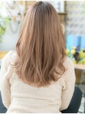 ★ミルクティーピンク大人可愛い韓国巻き毛先パーマ20代30代★1