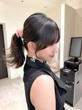 ビューレイギンザ(VIEW LEI GINZA) 顔周りカット/シースルーバンク/大人似合わせ