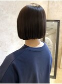 似合わせ  ツヤ髪 イルミナカラー 髪質改善 縮毛矯正 ボブ