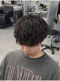 波巻きパーマ/メンズパーマ/メンズカット/ツーブロック/マッシュ