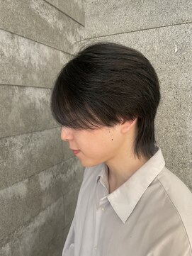 ニアウ 伊勢崎連取店(Niau) メンズマッシュウルフニュアンスパーマメンズパーマ