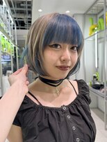 ノラ シンディ(NORA CYNDY) 上田/デザインカラーアイスブルーミルクティーベージュ