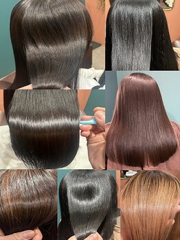 テトルヘアーズ(TETRU HAIRS)の写真/大人気の3ステップで芯から強く美しい髪質改善！新たに4ステップでバリア機能も強化。あなたの髪に潤いを。