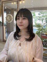 アミュー(amiu)&nbsp;顔周りレイヤースタイル