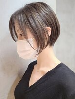 エリマ 武蔵小杉(elima) 武蔵小杉ベージュカラーくびれショートボブくびれショートカット