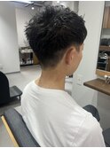 パーマ風メンズカット