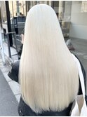 ブリーチカラー ダブルカラー ホワイトカラー 髪質改善 艶髪