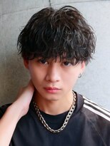 エルマーク 堺東(L-MARK)&nbsp;波巻きツイスパ/サーフカール/メンズ/men's/メンズサロン/眉毛