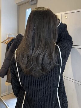 ザックジングウ 表参道(ZACC JINGU) グレージュ/透明感カラー/ロングレイヤー/ブリーチなし