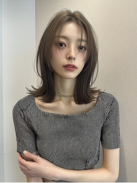 【Ｌｅ’ａ】レイヤーカット　グレージュカラー08