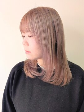 エンクス 天王町店(enx) 着物ヘア/ダークアッシュ/ミディアムレイヤーカット/天王町HA23