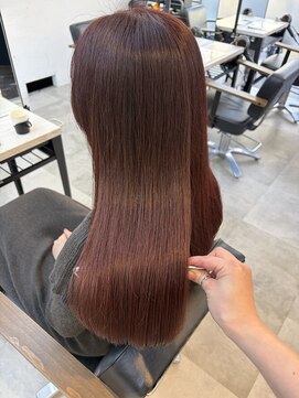 アルメリア 池袋(Arumeria) チェリーレッドワインレッドピンクブラウン艶髪髪質改善韓国風