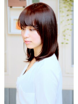 プレジール(PLAISIRS) 【PLAISIRS】ローズピンク☆ストレートミディアム