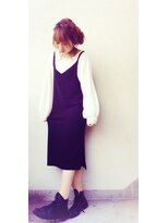 アイビス(AIBIZ) 編み込みゆるふわアレンジ