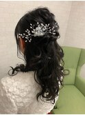 ハーフアップ